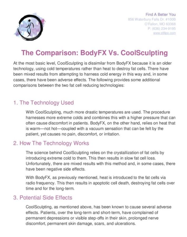 The Comparison_ BodyFX Vs CoolSculpting cover