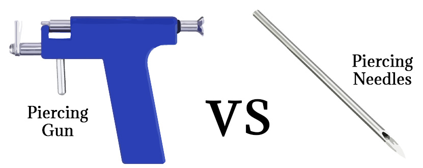 Piercing Guns vs Piercing Needles