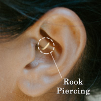 Rook Piercing Example