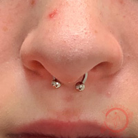 Septum Piercing Example