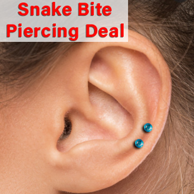 Snake Bite Piercing Deal