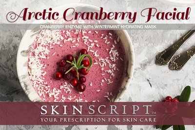 The arctic cranberry facial by skinscript is available at Find A Better You med spa.