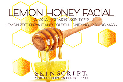 The lemon honey facial by skinscript is available at Find A Better You med spa.